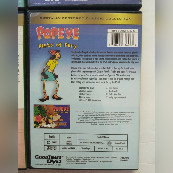 Popeye, Special 75th Anniversary Collection DVD Box Set - Picture 10 of 11